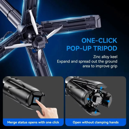 Pocket Bluetooth Magnetic Selfie Stick Telescopic Multifunctional Tripod Phone Holder Stand for IPhone 16 Magsafe Suporte Mount