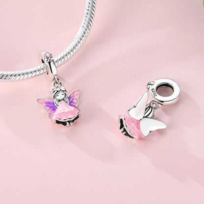 New IN 925 Sterling Silver Charms Beads Headphones Snail Fox Rose Pendant Jewelry Fit Original Bracelet For Women DIY Gift