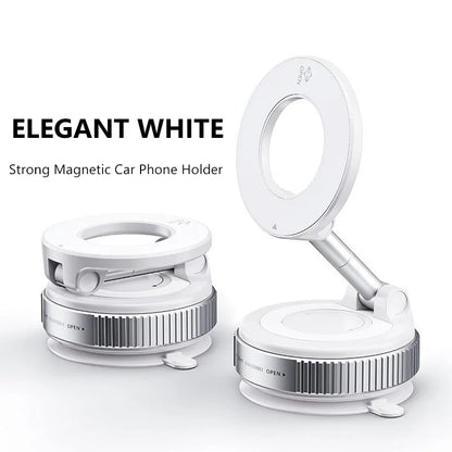 Magnetic Vacuum Phone Bracket 360° Adjustable Holder Strong Suction Cup Navigation Design Stand Holder For Car Universal 2026