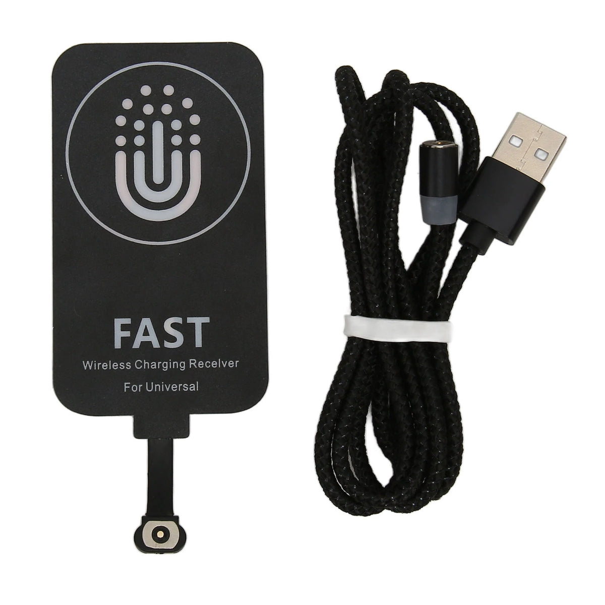 Wireless Charger Receiver 10W Ultra Thin Type C Wireless Charging Patch with Magnetic Charging Cable