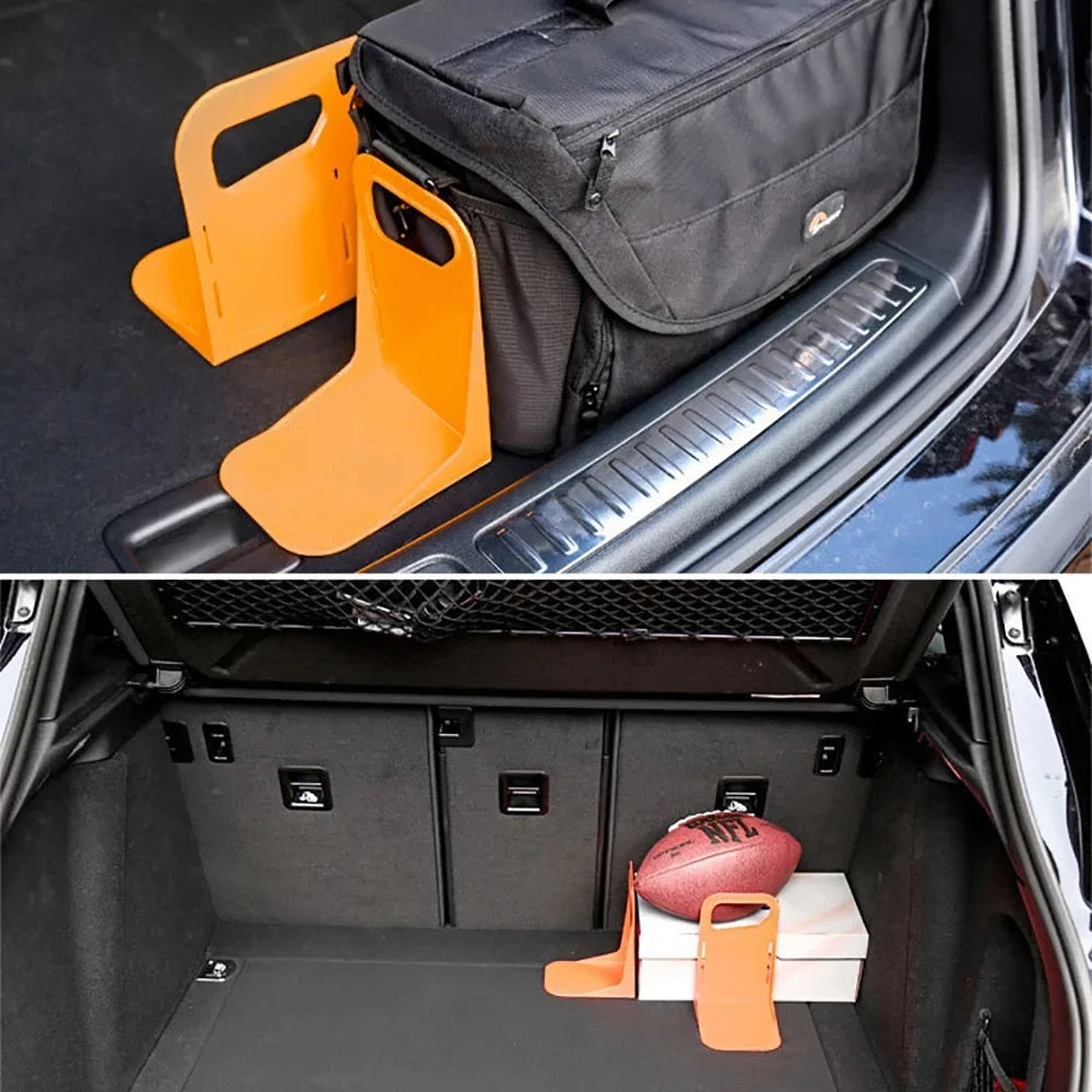 1PC Multifunctional Car Back Auto Trunk Fixed Tool Rack Holder Luggage Box Stand Shake-proof Organizer Fence Storage Holder