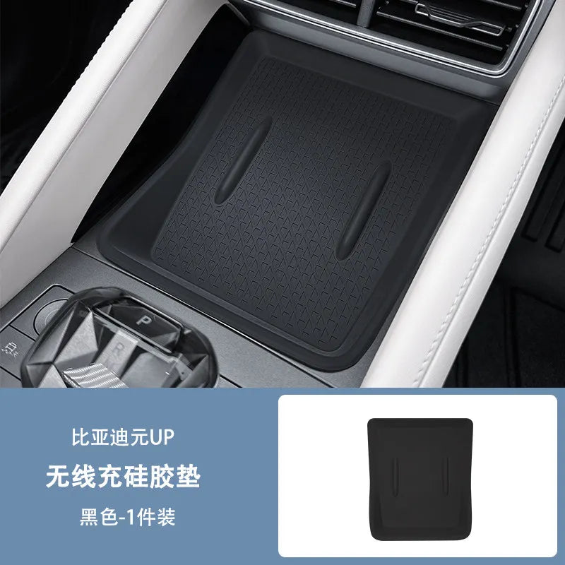 Wireless Charger Silicone Pad For BYD ATTO 2 Accessories 2026/2025,Eco-Friendly Silicone, Anti-Scratch,Function-Friendly