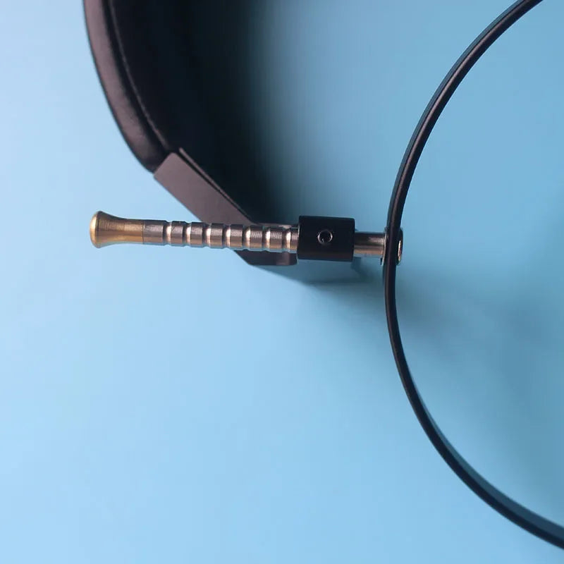 100mm 110mm Headphones Head Beam Headband Headphones DIY Metal Headband Rotatable Sheepskin Leather Head Beam