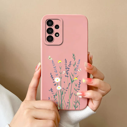 Case For Samsung Galaxy A13 A 13 4G 5G New Design Soft Liquid Silicone Full Coverage Back Cover Anti Slip Shockproof Bumper Capa