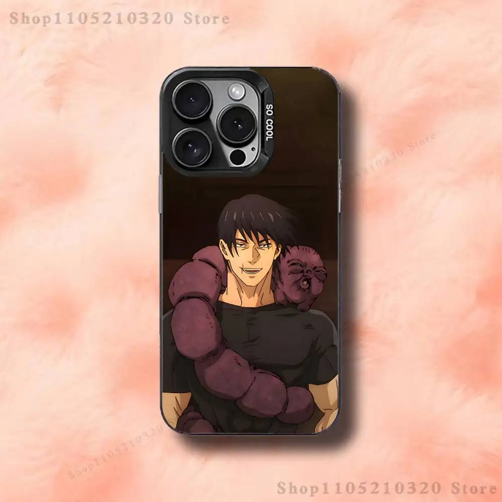 Toji Fushiguro J-Jujutsu Phone Case For iPhone 17,16,15,14,13,12,11,Pro,Max,Plus,E,Air,Mini Black Tpu Cover