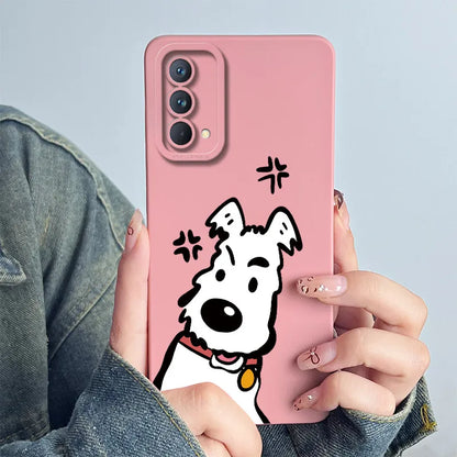 For Realme GT Master Phone Case GTmaster Edition RMX3363 RMX3360 Casing Soft Silicone Sweet Painted Fashion Flower Printed Cover
