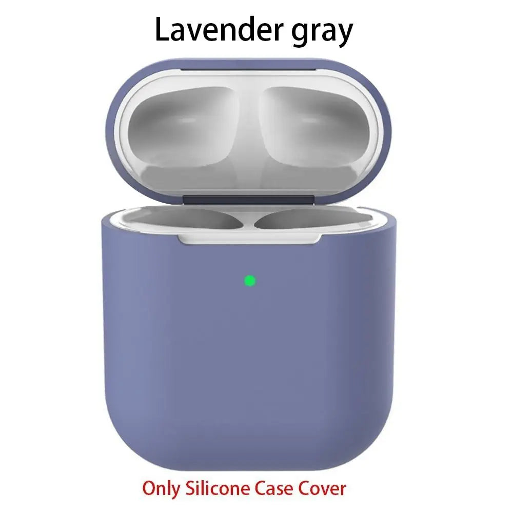 New Ultra Thin Slim Silicone Case Cover Wireless Earphones Pouch Protective Skin Sleeve Protector For Airpods 2