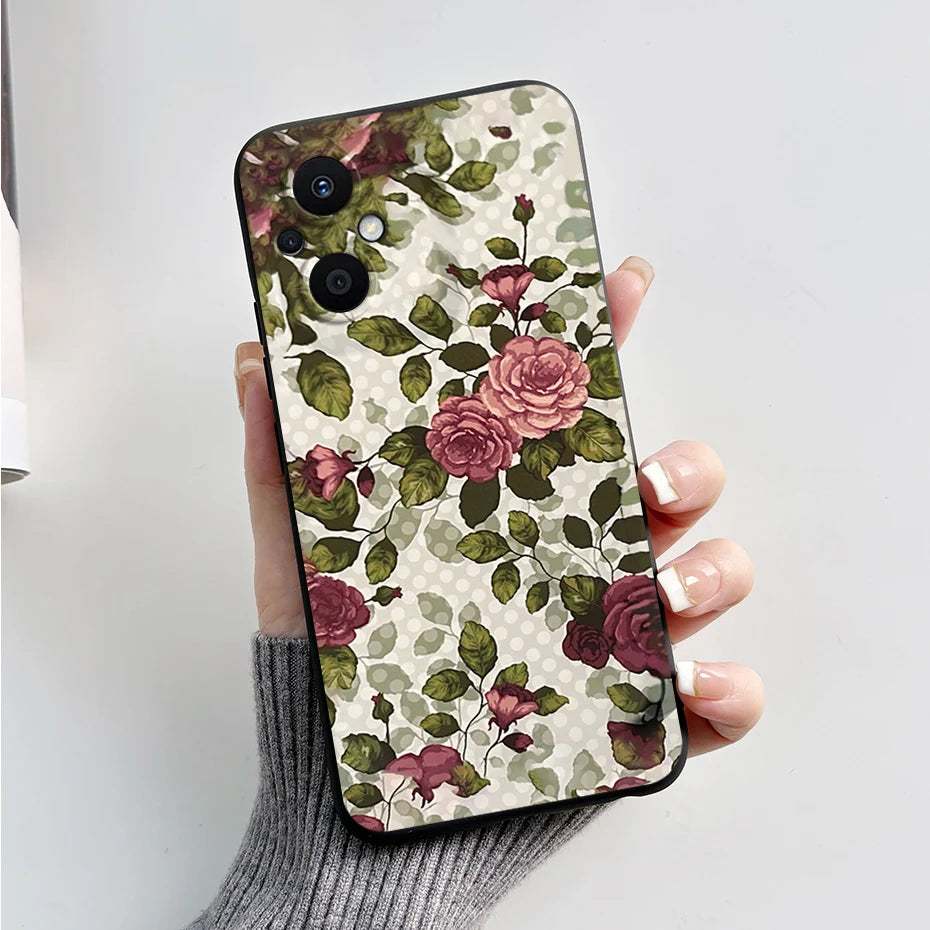 For Oppo Reno7 Z 5G Case Reno 7 8 Lite Bear Cartoon Frog Soft Silicone Phone Case For Oppo Reno 7Z 8Z Reno7Z 5G Back Cover Capa