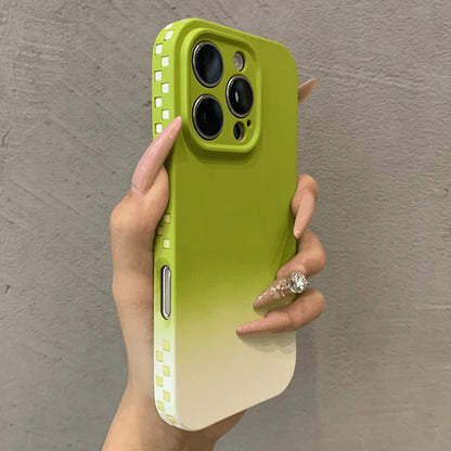 Luxury Liquid Silicone Gradient Color Phone Case For iPhone 13 14 15 16 17 Pro Max Air Plus Soft Candy Bumper Cases Cover