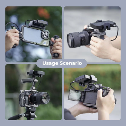 SmallRig Universal Power Bank Clamp w Cold Shoe Mount Compatible W Power Banks Ranging From 55mm to 86mm in Width For Cage 4600