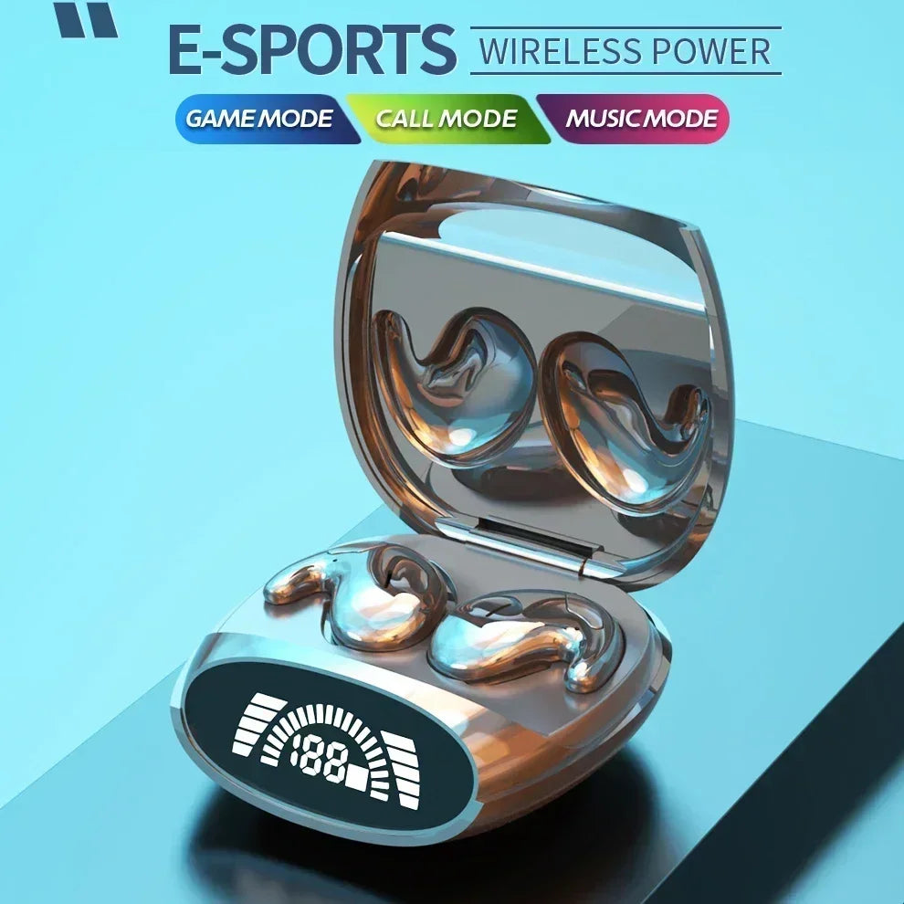 Wireless Sports Bluetooth Headphones Highend Tws Dual Ear Sleep In Ear Md528 Mini Painless Call Noise Cancelling Thin Headphones
