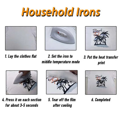 Mouse Head Princess Iron on Transfers for Clothes Heat Press Stickers Thermal Patches on Tees