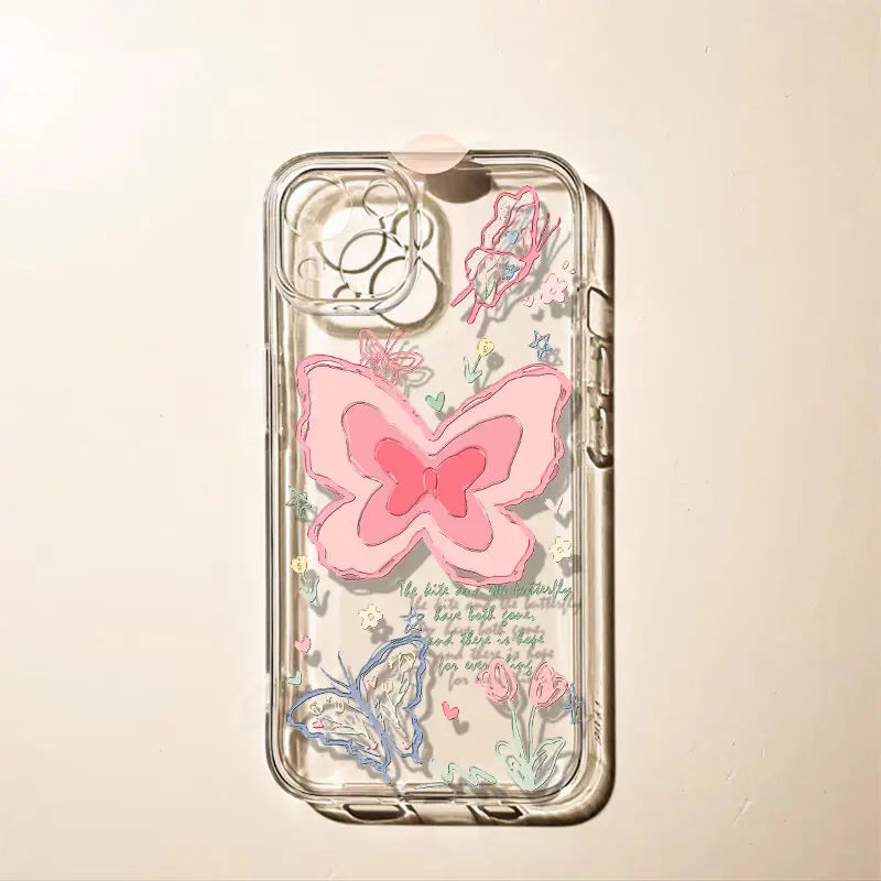 Ins Cute Pink Bowknot Phone Case for Samusng Galaxy A56 A55 A54 A35 A36 A15 A16 A34 S25 S24 S22 S23 Ultra Plus FE A53 5G Cover