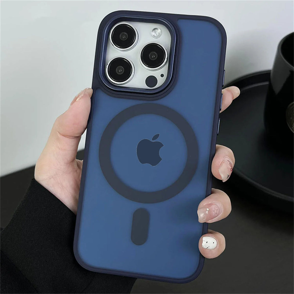 Magnetic Translucency Case Fashion Matte Frosted Magsafe Splice Color Cover For iPhone 16 15 14 13 12 11 Pro Max 16 Plus