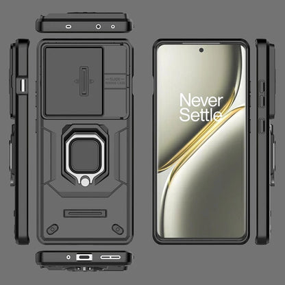 For OnePlus ACE 3 Pro Cover For ACE 3 Pro Case 6.78 inch Lens Sliding Window Protector Armor Shockproof Holder Magnetic Bumper
