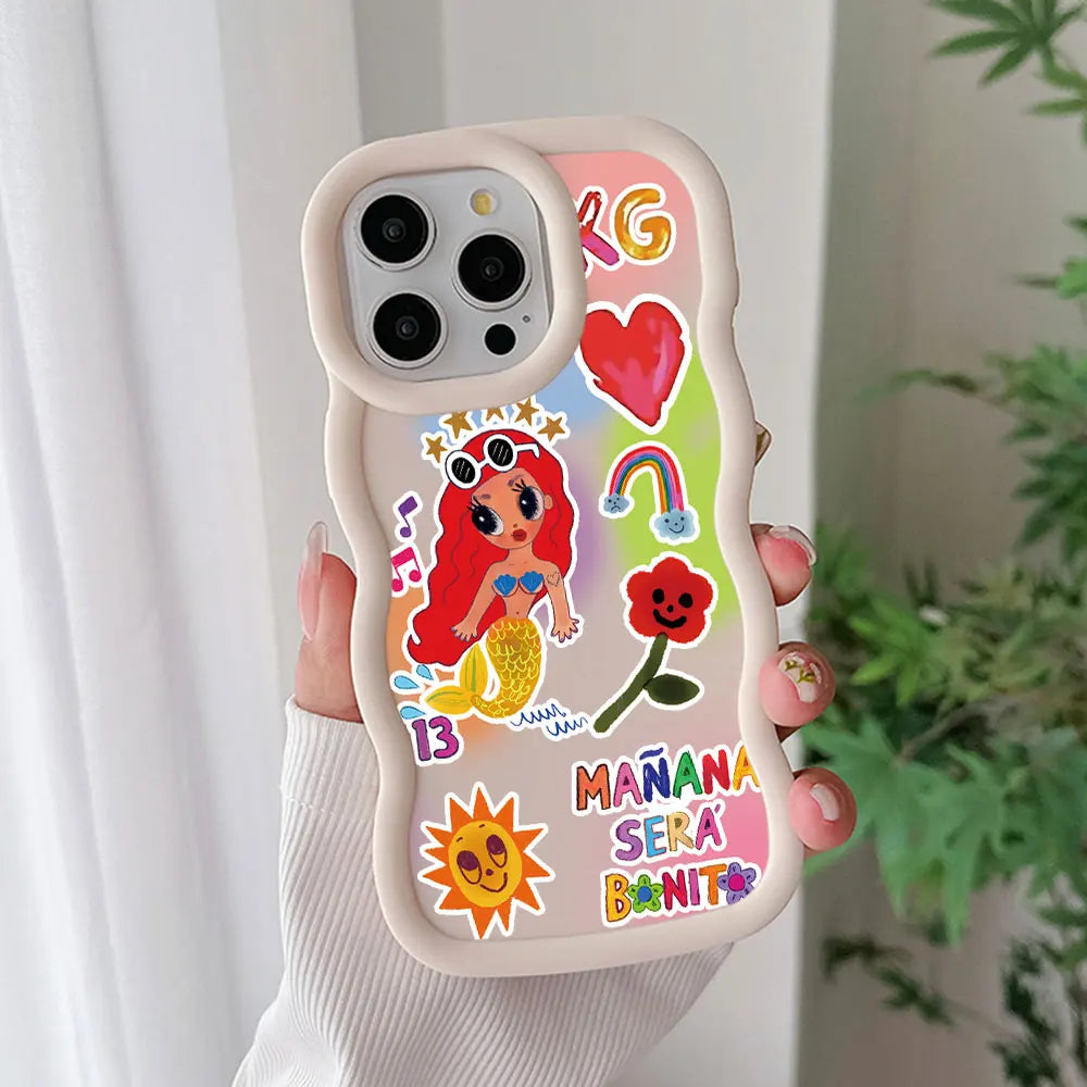 Cute Karol G Manana Sera Bonito Phone Case For Xiaomi Redmi Note 8 9 9S 10 10S 11 12 13 Pro Plus 4G 5G Candy Soft TPU Back Cover