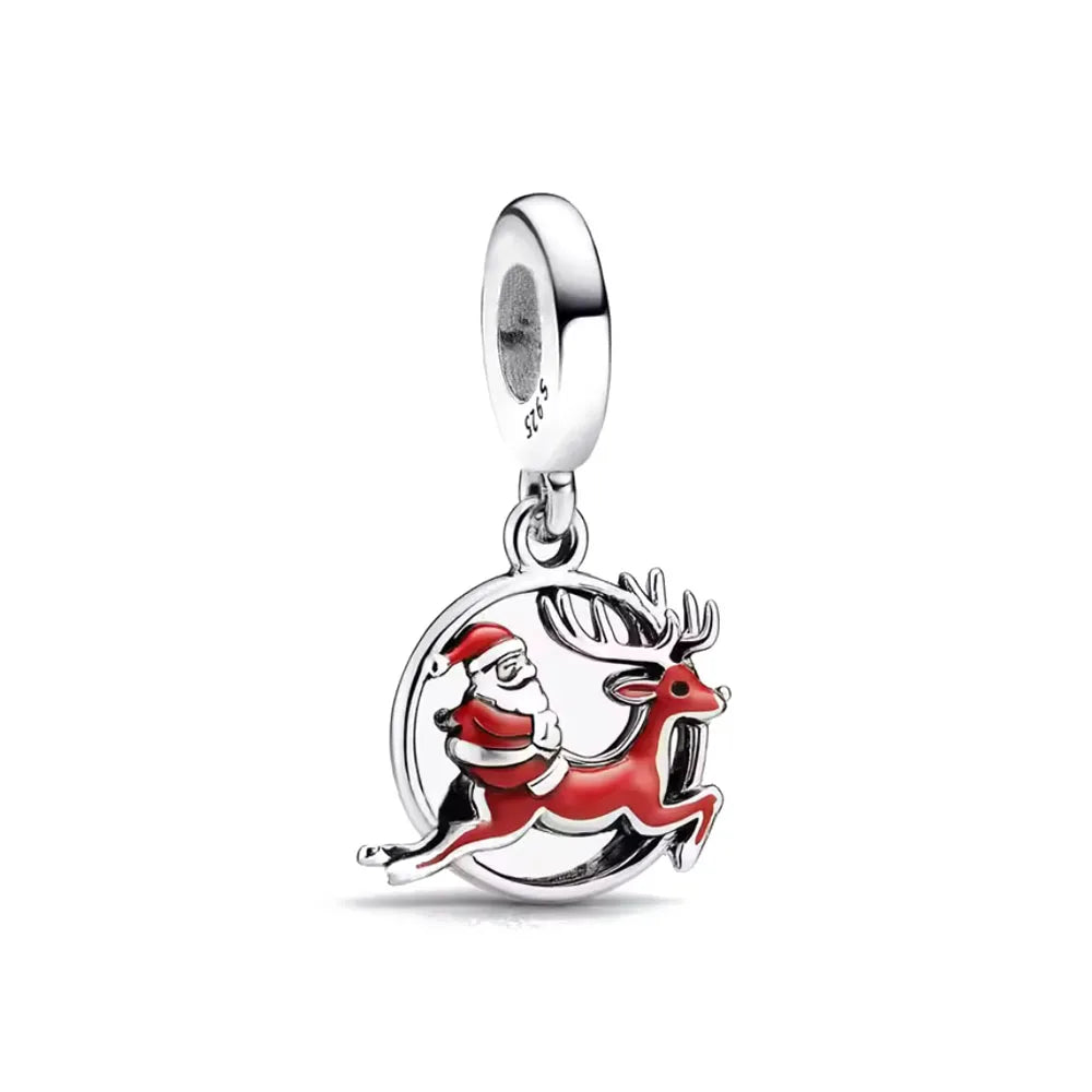Fashionable 925 Silver Cartoon Beads Compatible with European Bracelet Koala Rabbit Mouse Princess Anime Beads DIY Jewelry Gift