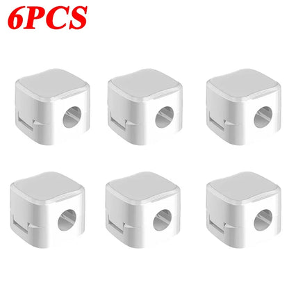 Magnetic Cable Clip Cable Holder,Adhesive Wire Keeper Cord Cable Organizer ,Usb Charging Line Winder For Office Desktop Home
