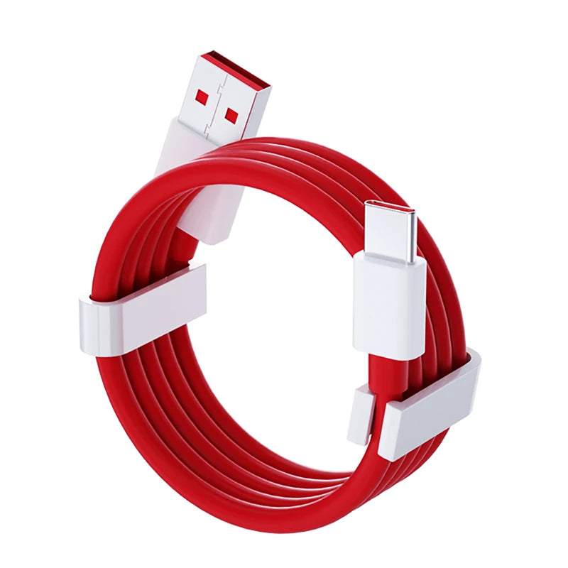 100W 80W 65W OnePlus SuperVOOC Warp Charge USB Type C Cable 1/2/3 M Wire Cord For one plus 1+ 11 10 9 8 T R Pro Nord CE 2 3 4 T