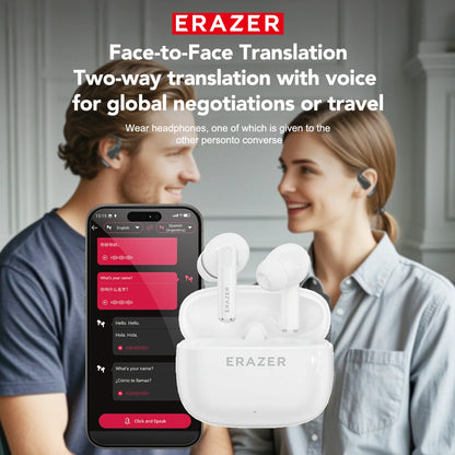 ERAZER XT68/XT69PRO Bluetooth Earphones In-ear Earbuds TWS Wireless Headphones Game Low Latency Bluetooth 5.4 Noise Reduction