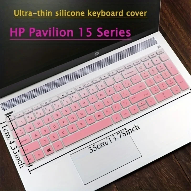 Silicone Keyboard Protector Only for HP 15 Series Laptop Keyboard Covers
