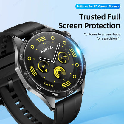 Screen Protector for Huawei Watch GT 4 GT4 46mm 3D Curved Screen Protector Ultra-HD Full Coverage Protective Film Accessories
