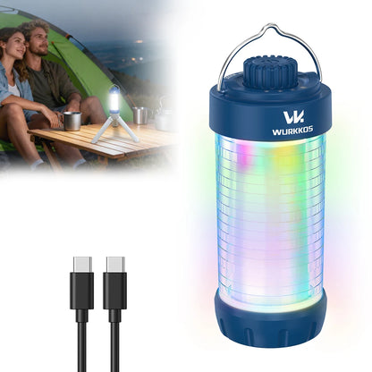 Wurkkos CL01 550LM RGB 550LM Rechargeable LED Flashlig Camping Lantern Power Bank Magnetic Work Light Rechargeable Waterproof