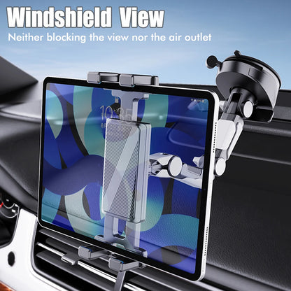Large Truck Bus with Suction Cup Machine Joint Arm Cell Phone Holder Clip Ipad Truck Bus Car Dashboard Windshield Tablet Holder