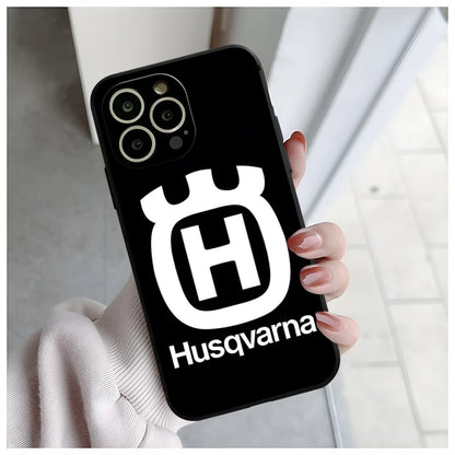 H-husqvarnaES Phone Case For Iphone 14 15ProMax 16 11 13 12 Pro Xs Max Mini Xr X 7 8 Plus Shell Coque