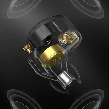 KZ-Vibe X Headphones HIFI Dynamic Wired Headset Ergonomics HM Curve Tuning Customized Headphones Gifts