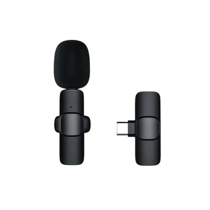 Wireless Lavalier Microphone For iPhone 17 16 15USB C Mini Microphone with Noise Cancellation Lapel Mic for Video Recording Vlog