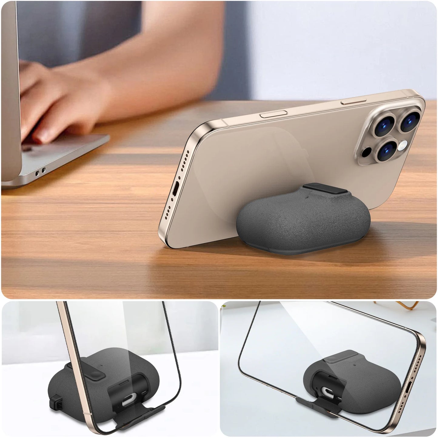 For AirPods Pro 3 Case Full Body Shockproof Protective Mobile Phone Holder Style Earphone Case with Cleaner Kit For AirPods Pro3