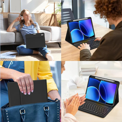 Case for Xiaomi Pad 7 /8 11.2" Bluetooth keyboard case for Xiaomi Pad 7/8 Pro 11.2 " Wireless Bluetooth Removable keyboard Case
