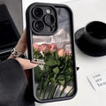 Flower Phone Case For iPhone 11 Case iPhone 15 12 13 14 Pro Max X XR XS Max 7 8 15 Plus SE 2020 2022 Shockproof Soft Matte Cover