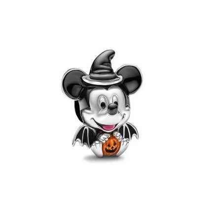 Fashionable 925 Silver Cartoon Beads Compatible with European Bracelet Koala Rabbit Mouse Princess Anime Beads DIY Jewelry Gift