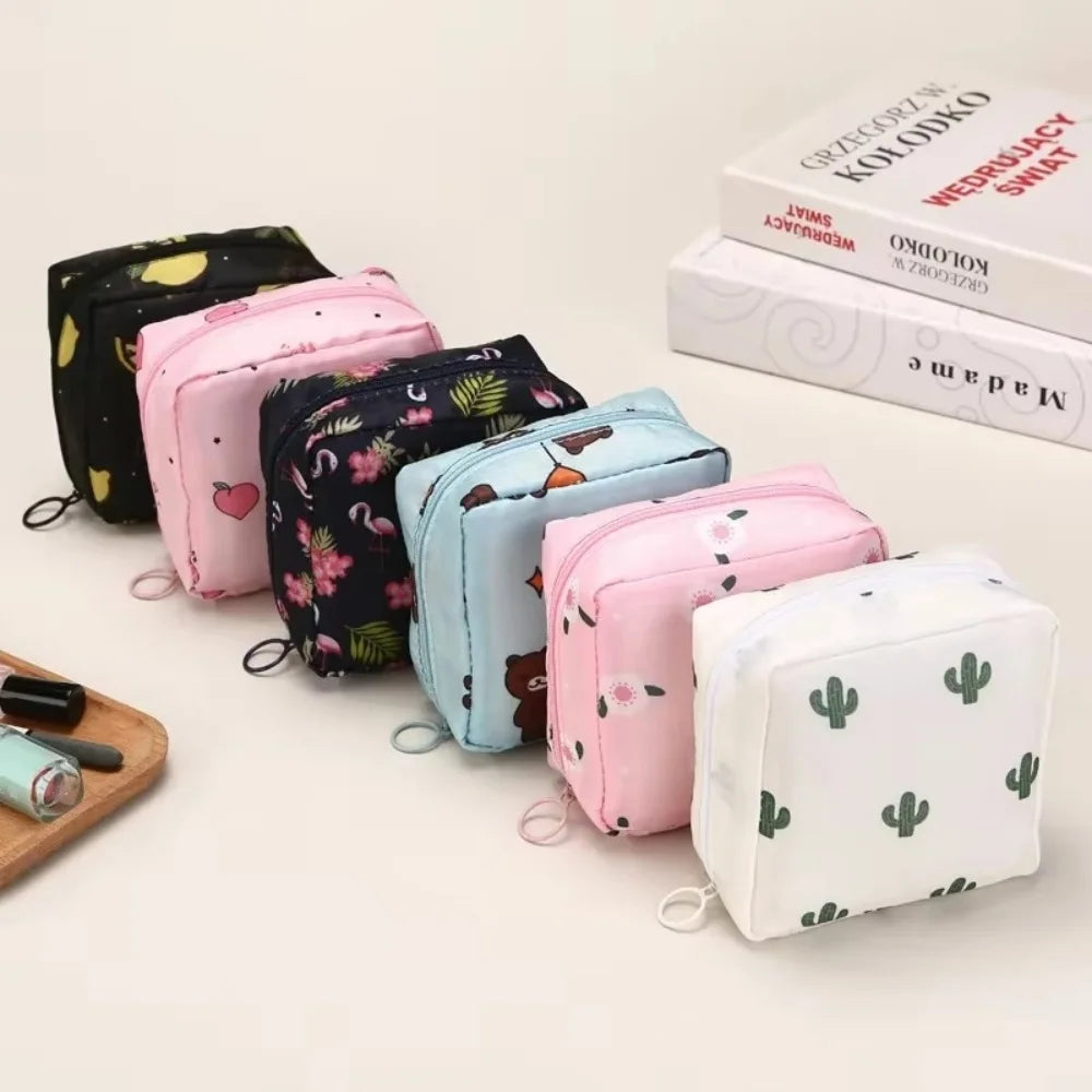 Waterproof, Large Capacity, Cute Storage Bag, Portable, Suitable for Storing Cosmetics, Earphones, Data Cables, Sanitary