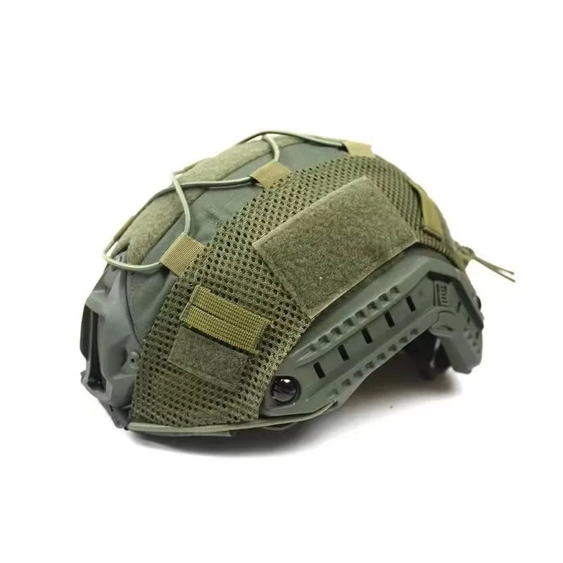 Tactical Helmet Cover Fast Helmet Multi-Camo Helmet Cover for Airsoft Helmet Paintball CS Wargame Sport Hunting Shooting Gear