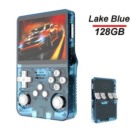 Original Arkos System R36S Retro Game Console Handheld 3.5" Consolas R36 S Portable Pocket Video Player 64GB 128GB Kid Gift