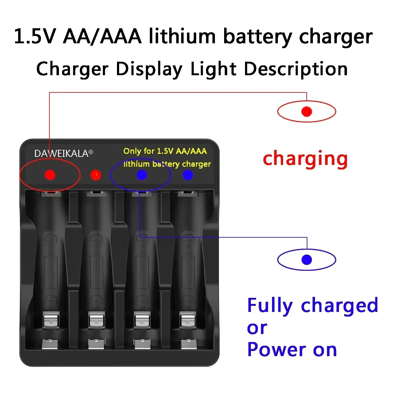 Rechargeable Lithium-ion Battery 3000mAh 1.5V AAA Battery for remote control mouse small fan Electric toy