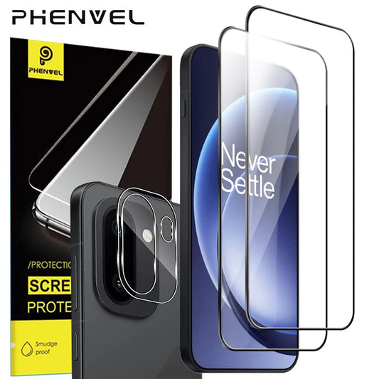 Oleophobic Protective Glass For Oneplus 15T, 15R Anti Explosion Tempered Glass Screen Protector