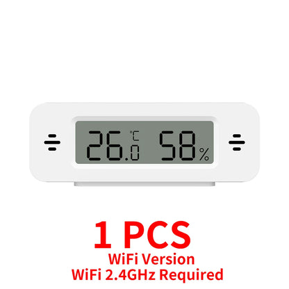 Tuya Zigbee WiFi Temperature And Humidity Sensor APP Remote Monitor For Smart Home var SmartLife WorkWith Alexa Google Assistant
