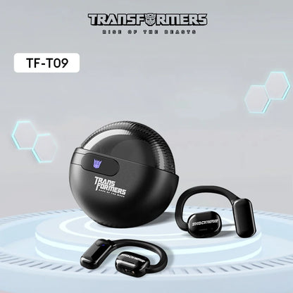 Original TRANSFORMERS TF-T09 Bluetooth 5.4 OWS Ear Hook Earphones Long Endurance  Headphones Fashion Sport Gaming Earbuds