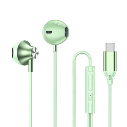 9D Stereo Type C & 3.5mm Gamers Headsets Wired Earphones In-ear Headphone HiFi Bass Earphone for Phone Earbud In Mic Handsfree