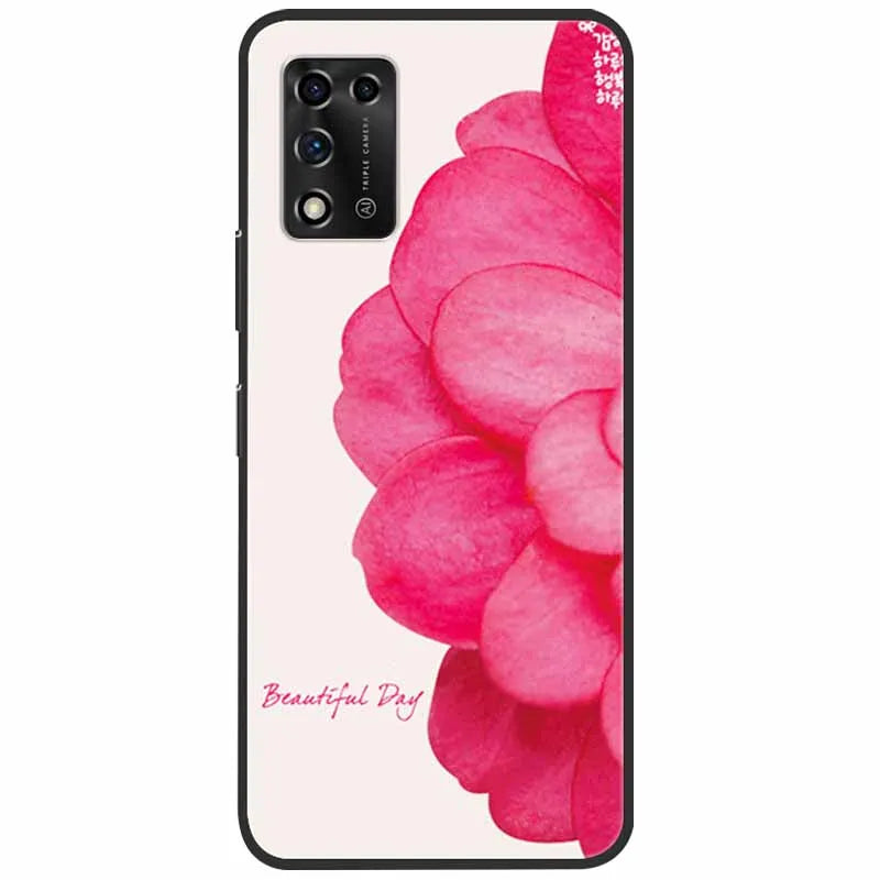 For ZTE Libero 5G II Case Marble Soft Silicone Protective Back Covers for ZTE Libero 5G III A202ZT 2022 5GIII Flower Coque TPU