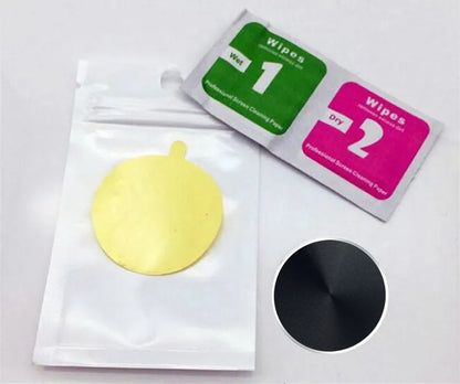 Magnetic Metal Plate Sticker Rings For Car Phone Holder Universal Iron Sheet Disk Sticker Mount Mobile Phone Holder Magnet Stand