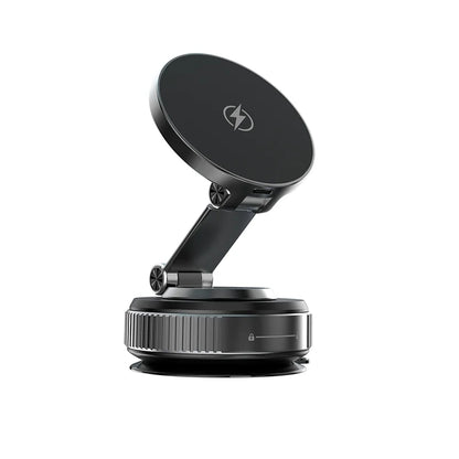 Magnetic Wireless Charger Holder Vacuum Phone Stand for Magsafe iPhone 16-12 Pro Max 360° Adjustable Suction Cup Car Dashboard