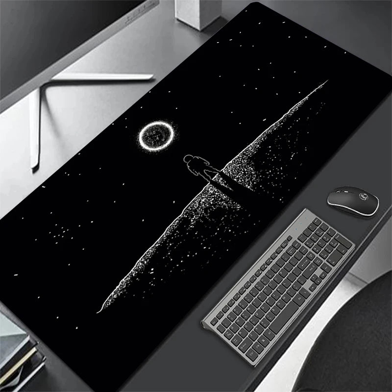 Large Personalized Art Gaming Mouse Pad Anime Rubber Edge Computer Mousepad Laptop Desk Mat Locking System for Gamers