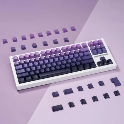 PBT Keycaps Side Print Keycap Set Double Shot Shine Through Custom Keycaps Cherry Profile For Mechanical Keyboard Keycap