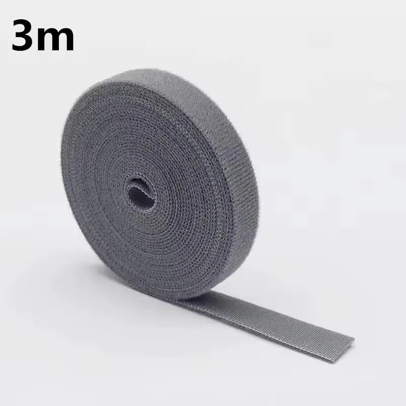 1/3/5M Cable Organizer Cable Ties Management Wire Winder Tape Earphone Mouse Cord Management Ties 2030