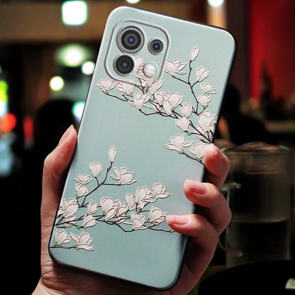 For Funda Xiaomi 12T 11T 13 12 11 T Pro Lite 12X 13Lite 12Lite 11Lite Mi 11 Lite 5G NE Pro Case Cute Soft 3D Rose Phone Cover